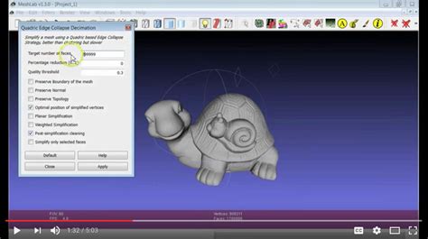 meshlab reduce mesh|The Best of Tutorial Tuesday: Quick Fixes With MeshLab.